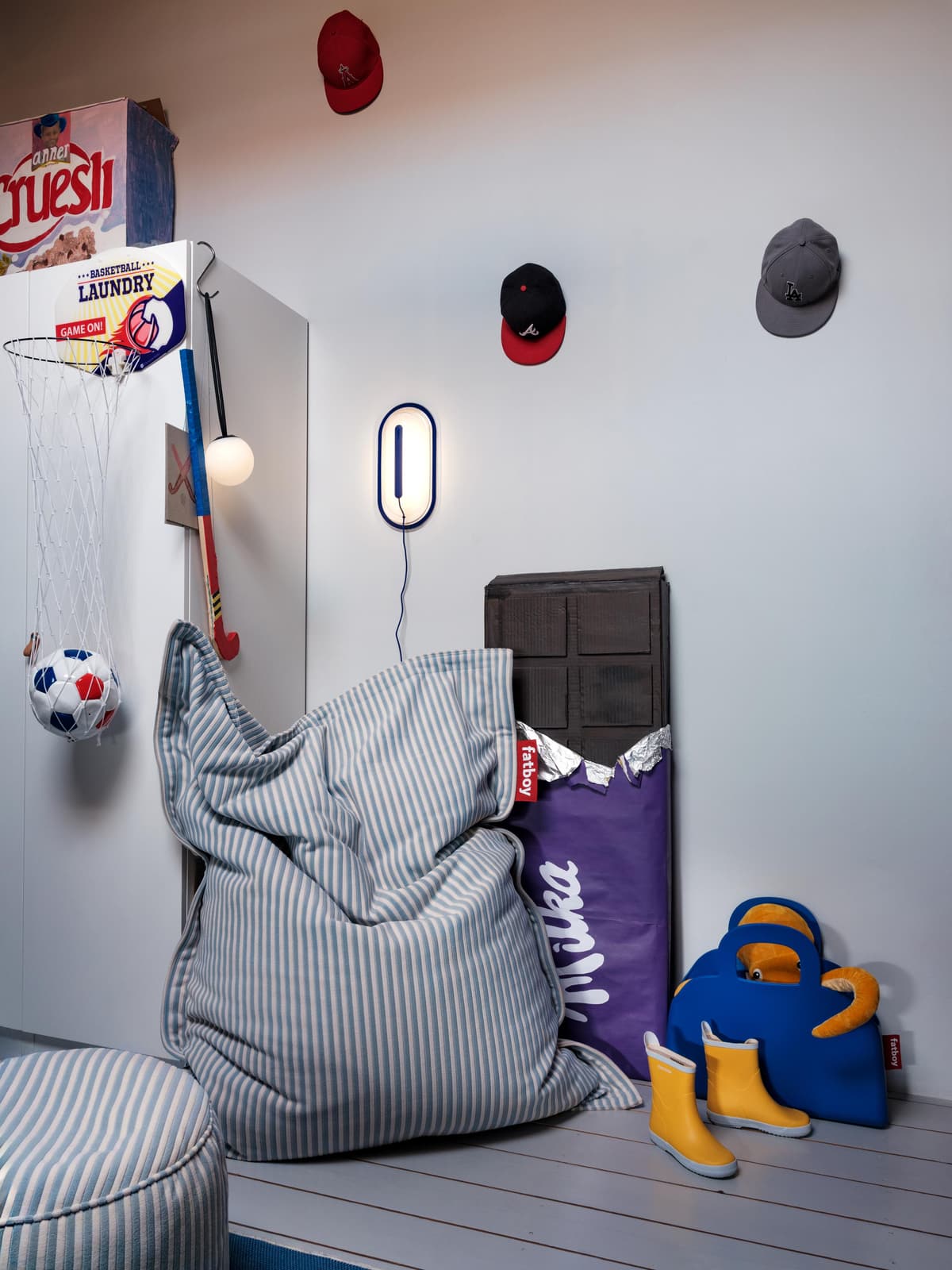 Fatboy Original Slim Terry Zitzak  Blue Creme thumbnail 4