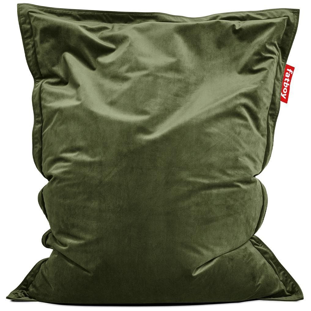 Fatboy Original Slim Velvet Zitzak Recycled Deep Green