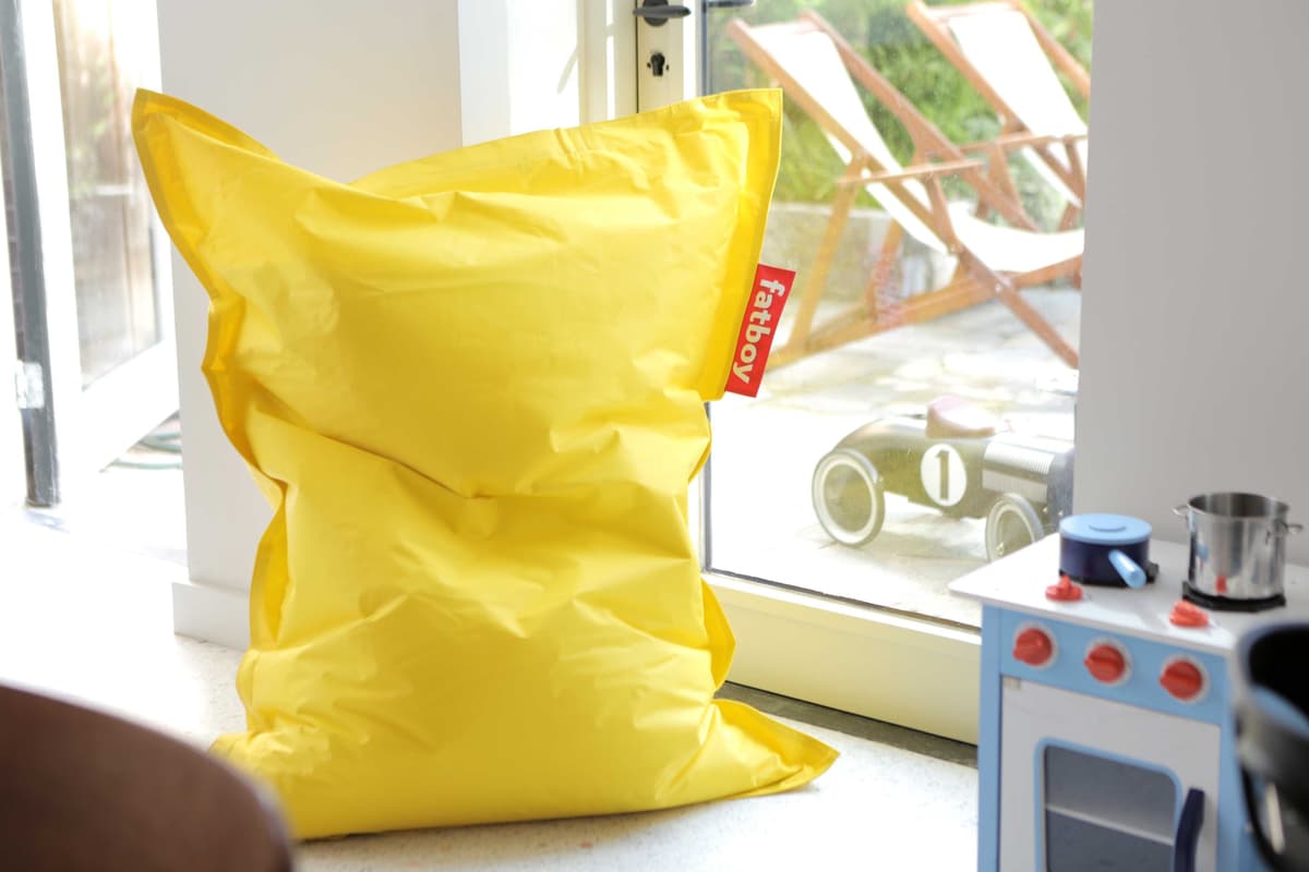 Fatboy Junior Stonewashed Zitzak Taupe thumbnail 4