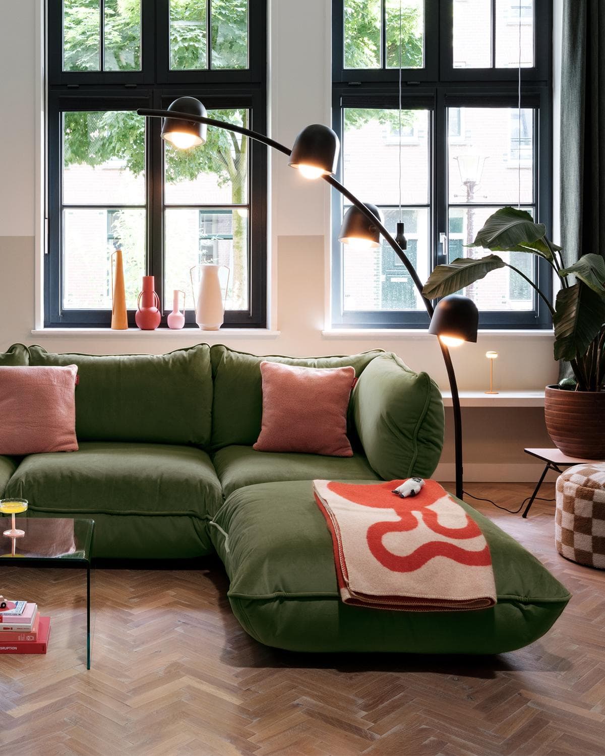 Fatboy Sumo Hocker Recycled Cord Deep Blue thumbnail 2