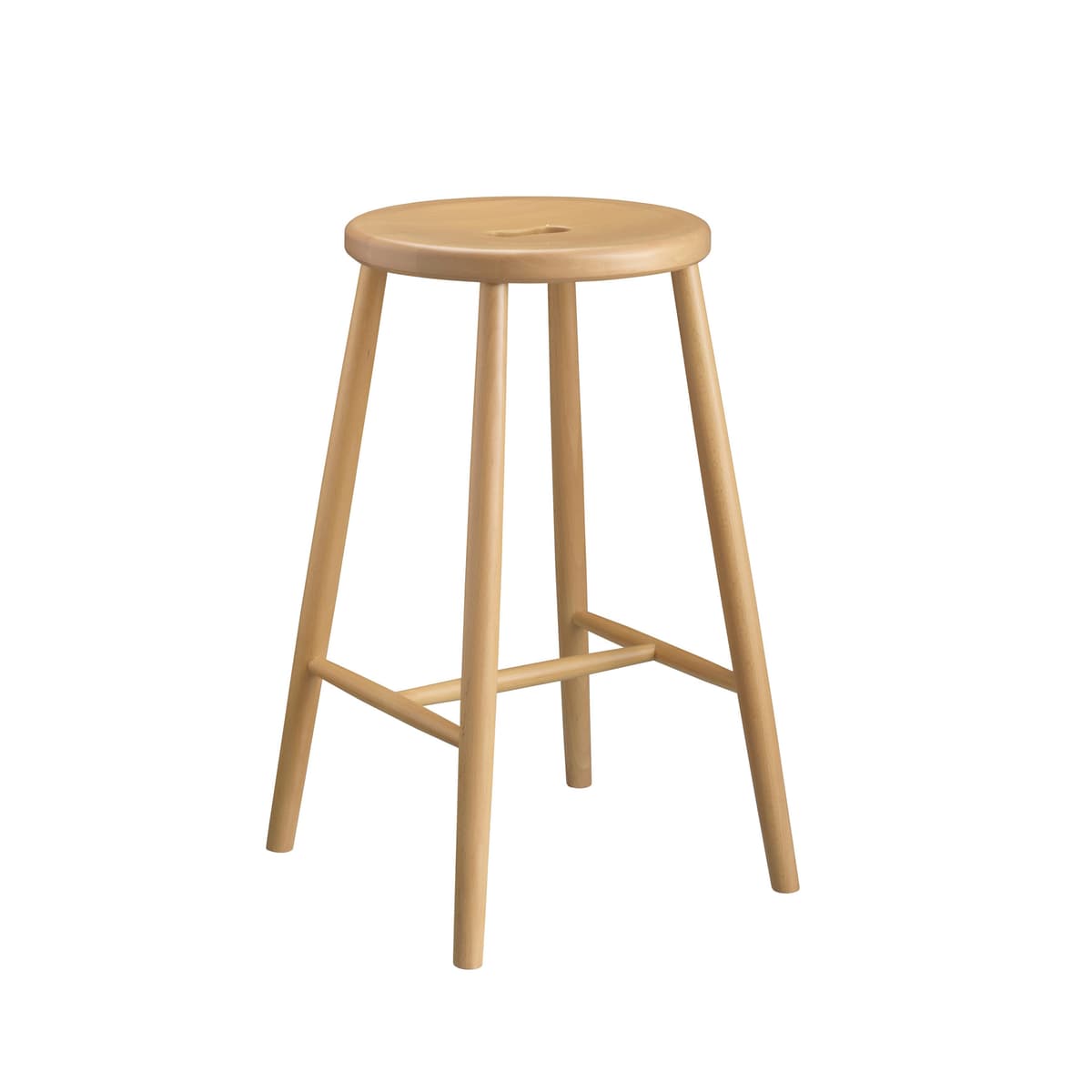 FDB Møbler J27C Barkruk H65 Eiken Naturel