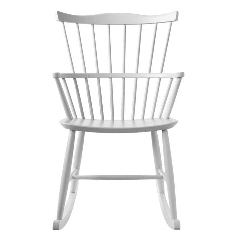 FDB Møbler J52G Schommelstoel Wit