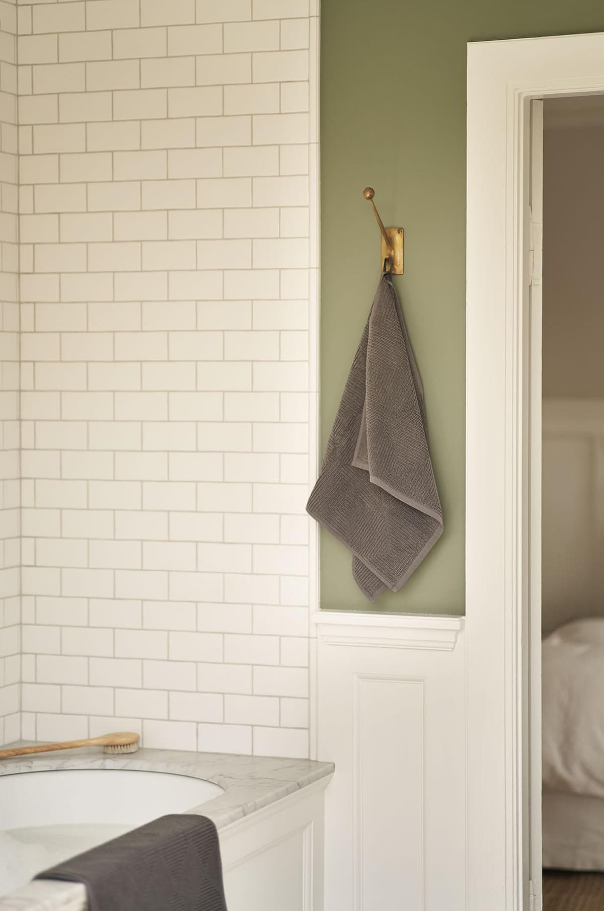 FDB Møbler R33 Handdoek 50x90 Set Van 2 Grijs thumbnail 4