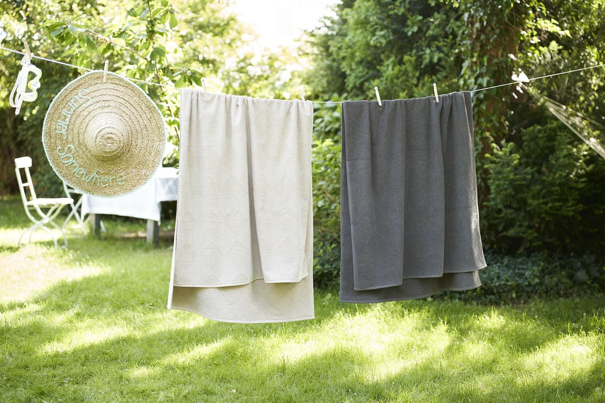 FDB Møbler R33 Handdoek 70x140 Set Van 2 Beige thumbnail 2