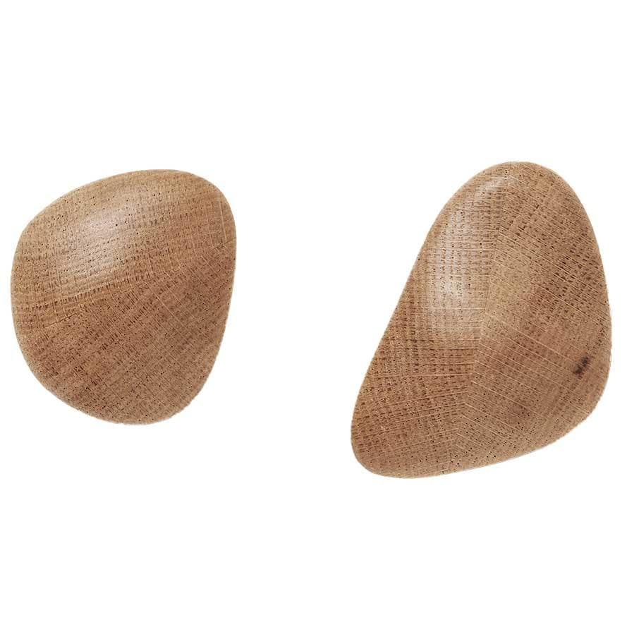 Ferm Living Cairn Haken Set Van 2 Eiken