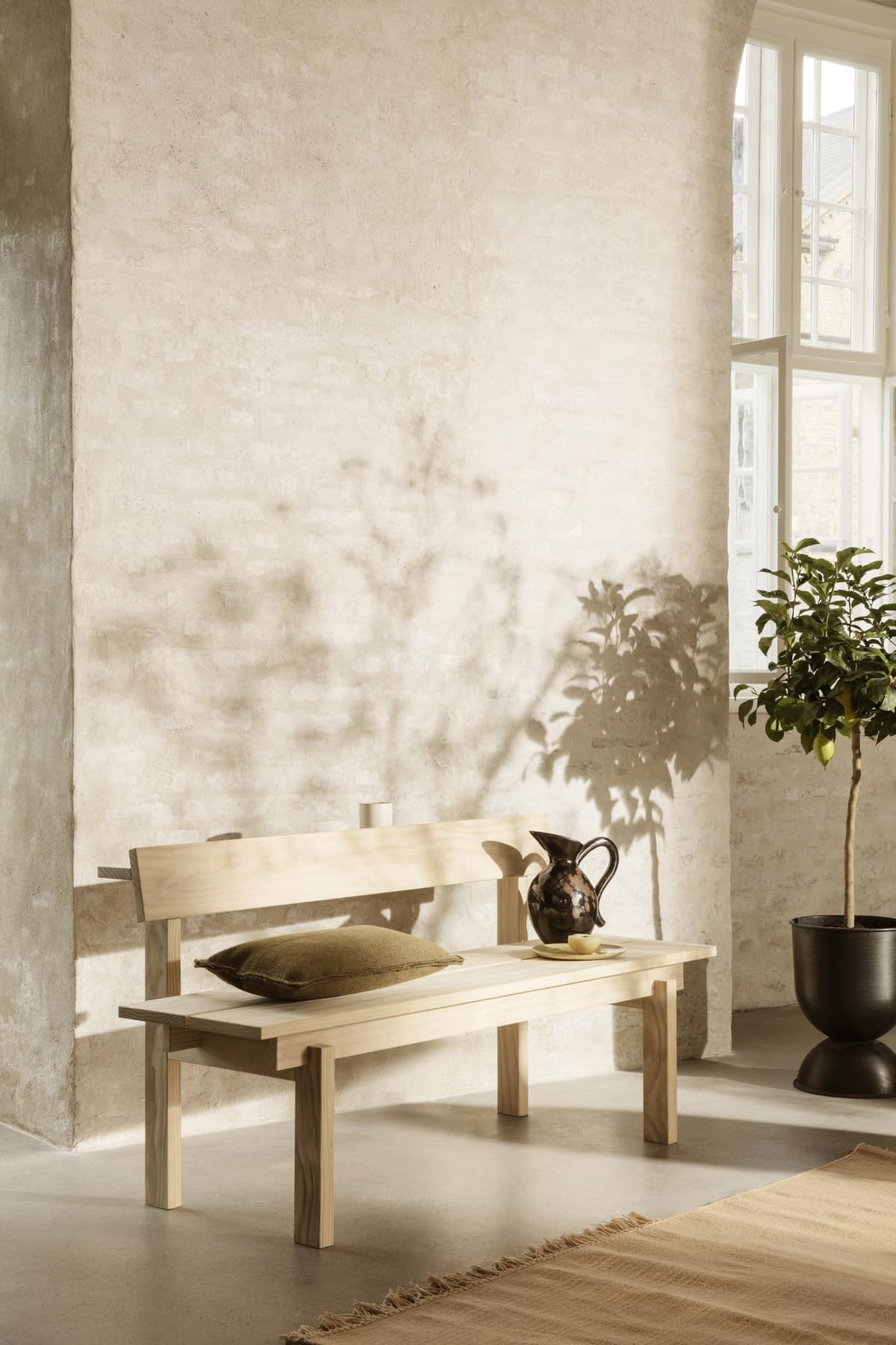 Ferm Living Desert Kussen 53x28 Zand thumbnail 4