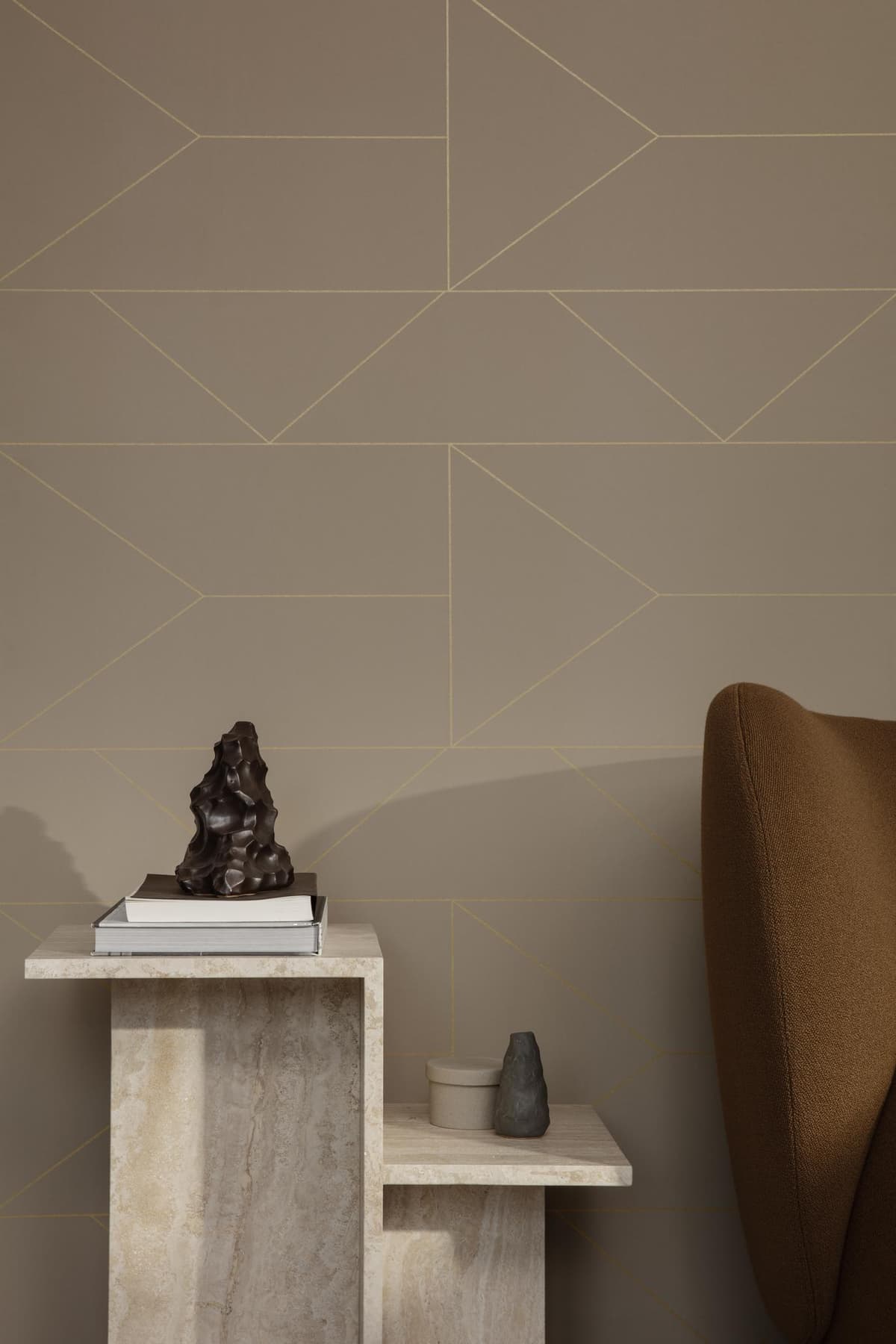 Ferm Living Distinct Bijzettafel Travertin thumbnail 2