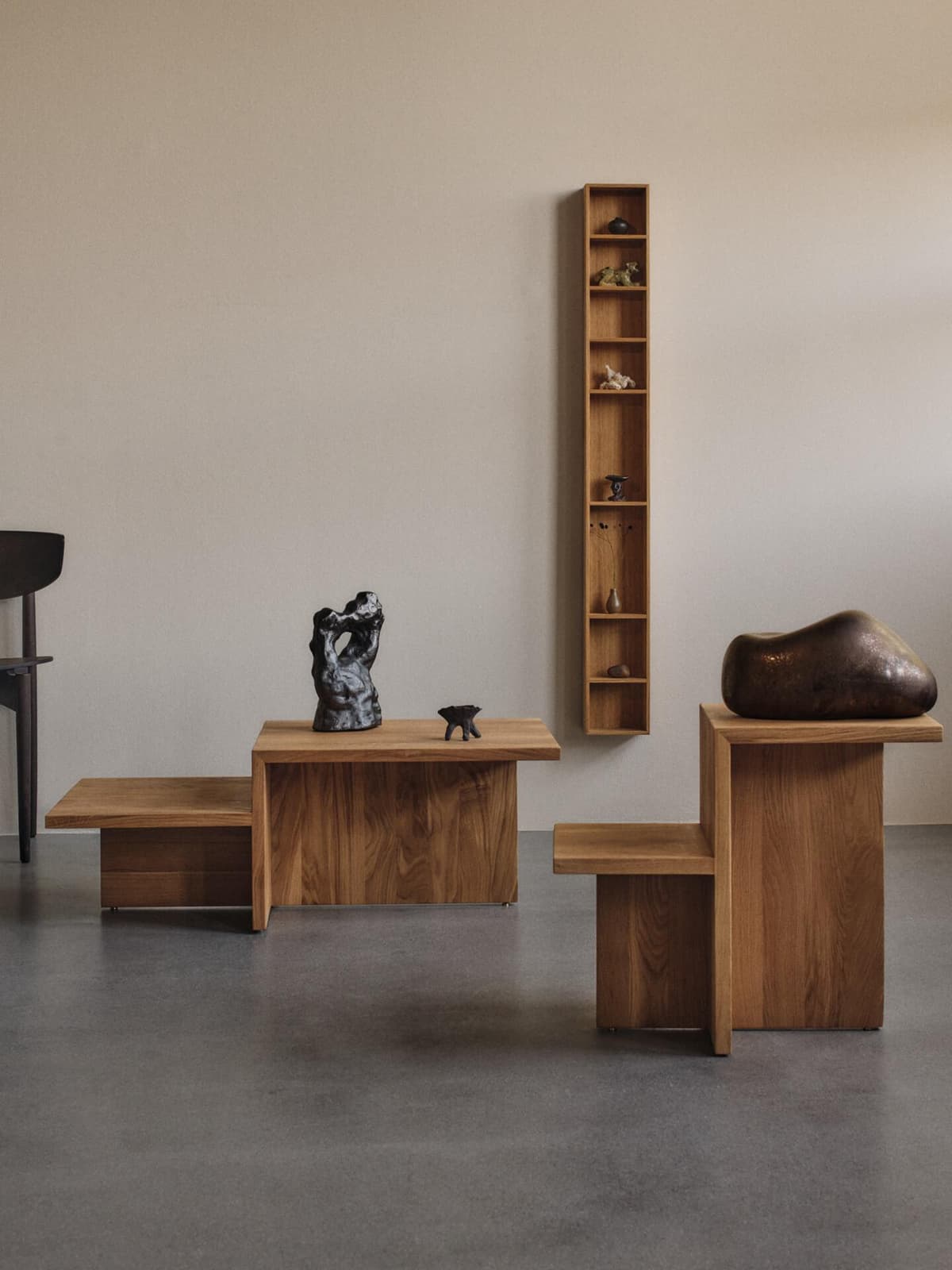 Ferm Living Distinct Bijzettafel Travertin thumbnail 4