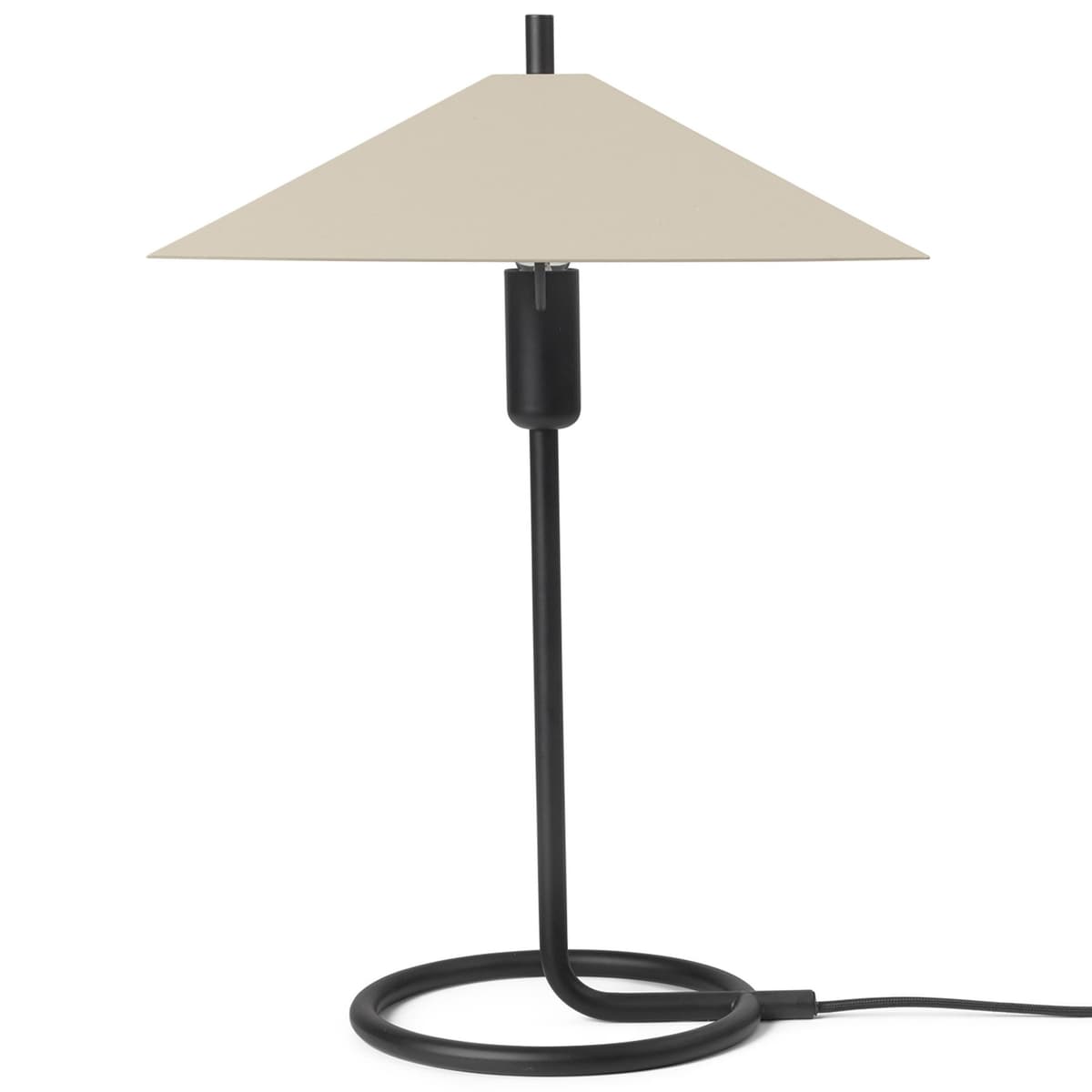 Ferm Living Filo Tafellamp Square Black/cashmere