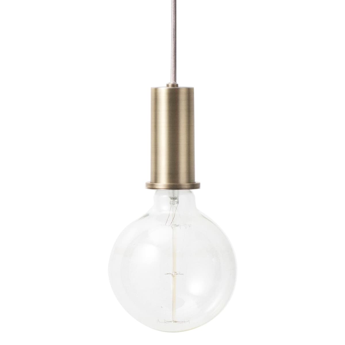 Ferm Living Socket Hanglamp Low Messing
