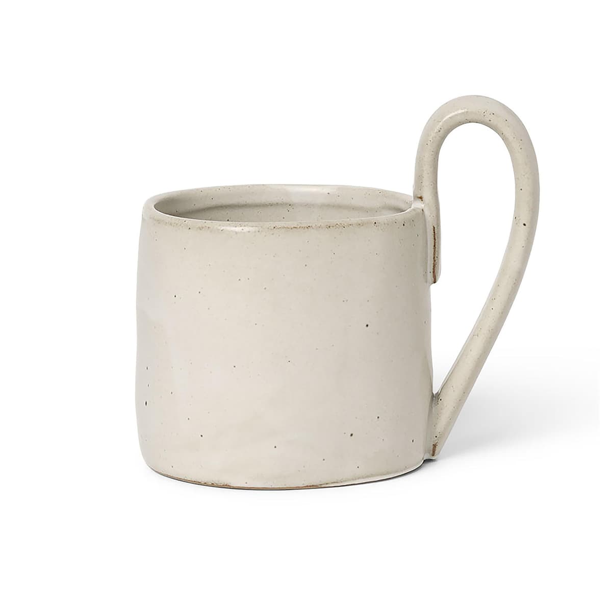 Ferm Living Flow Mok Off-white Speckle