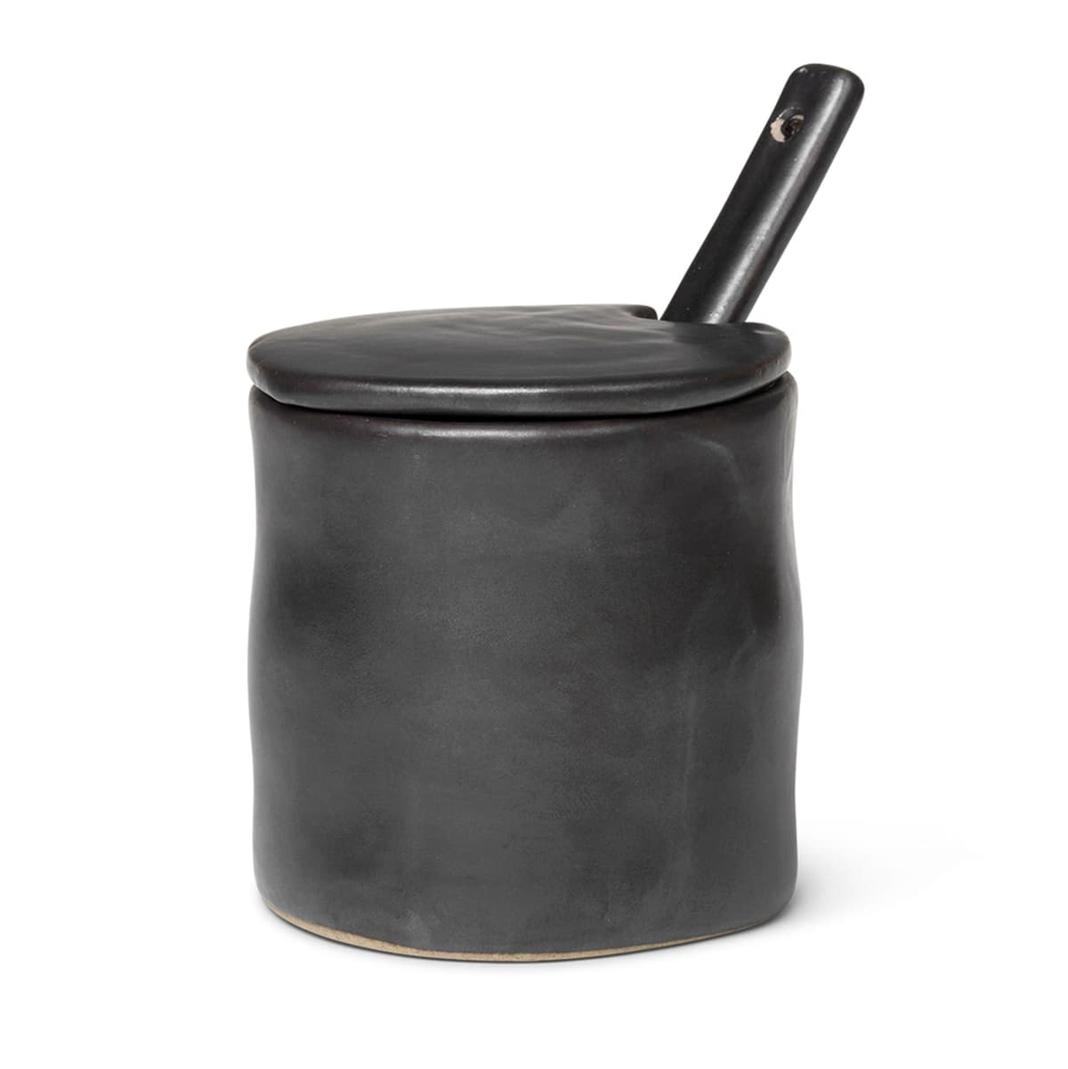 Ferm Living Flow Suikerpot Black