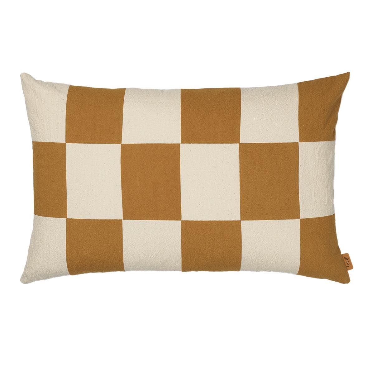 Ferm Living Fold Patchwork Kussen 40x60 Sugar Kelp/Undyed