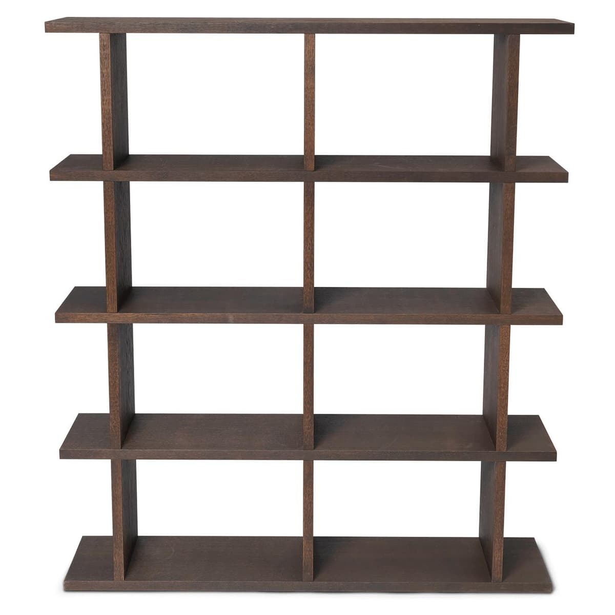 Ferm Living Kona 2x4 Boekenkast Dark Stained