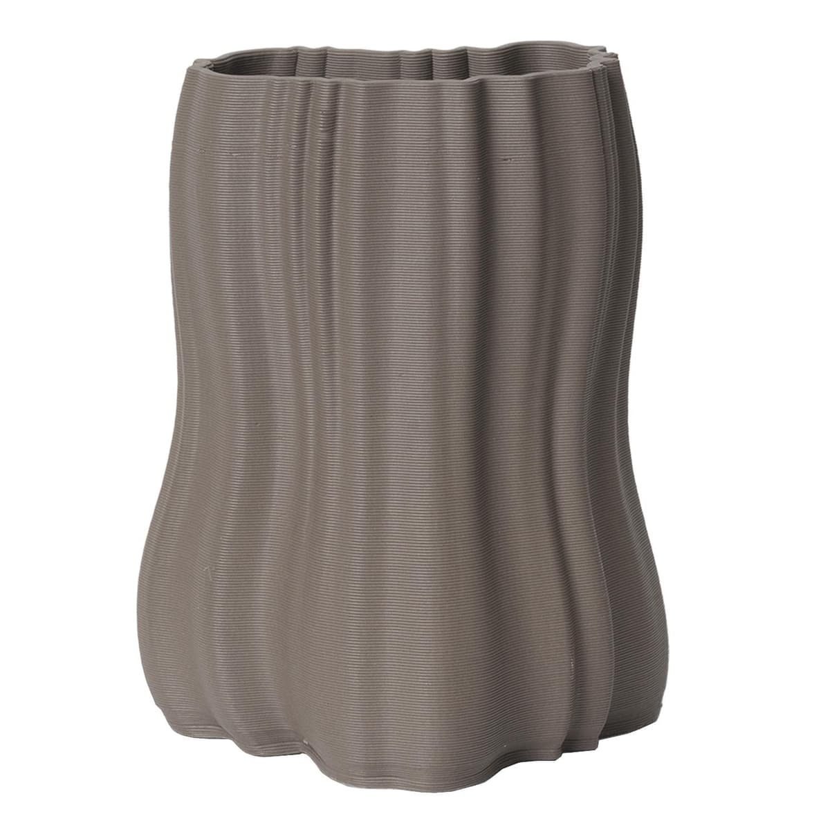 Ferm Living Moire Vaas H20 Antraciet