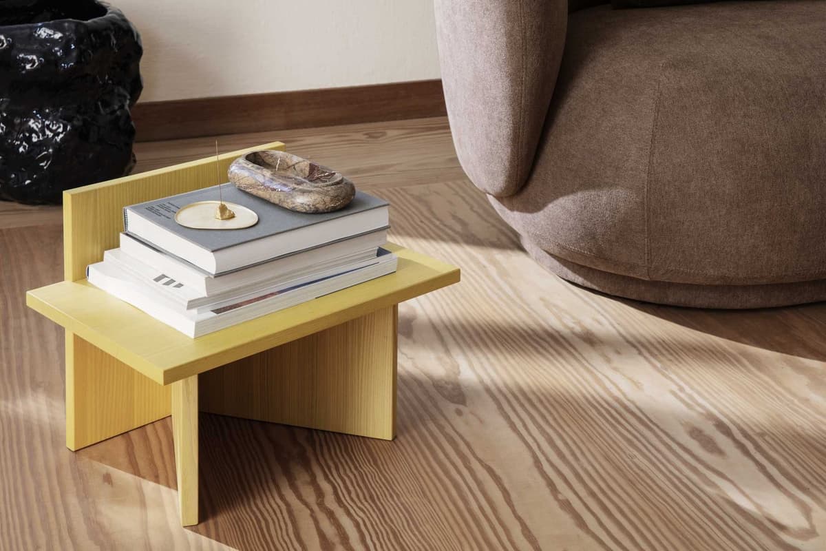 Ferm Living Oblique Kruk Zwart Gevlekt Essen thumbnail 4