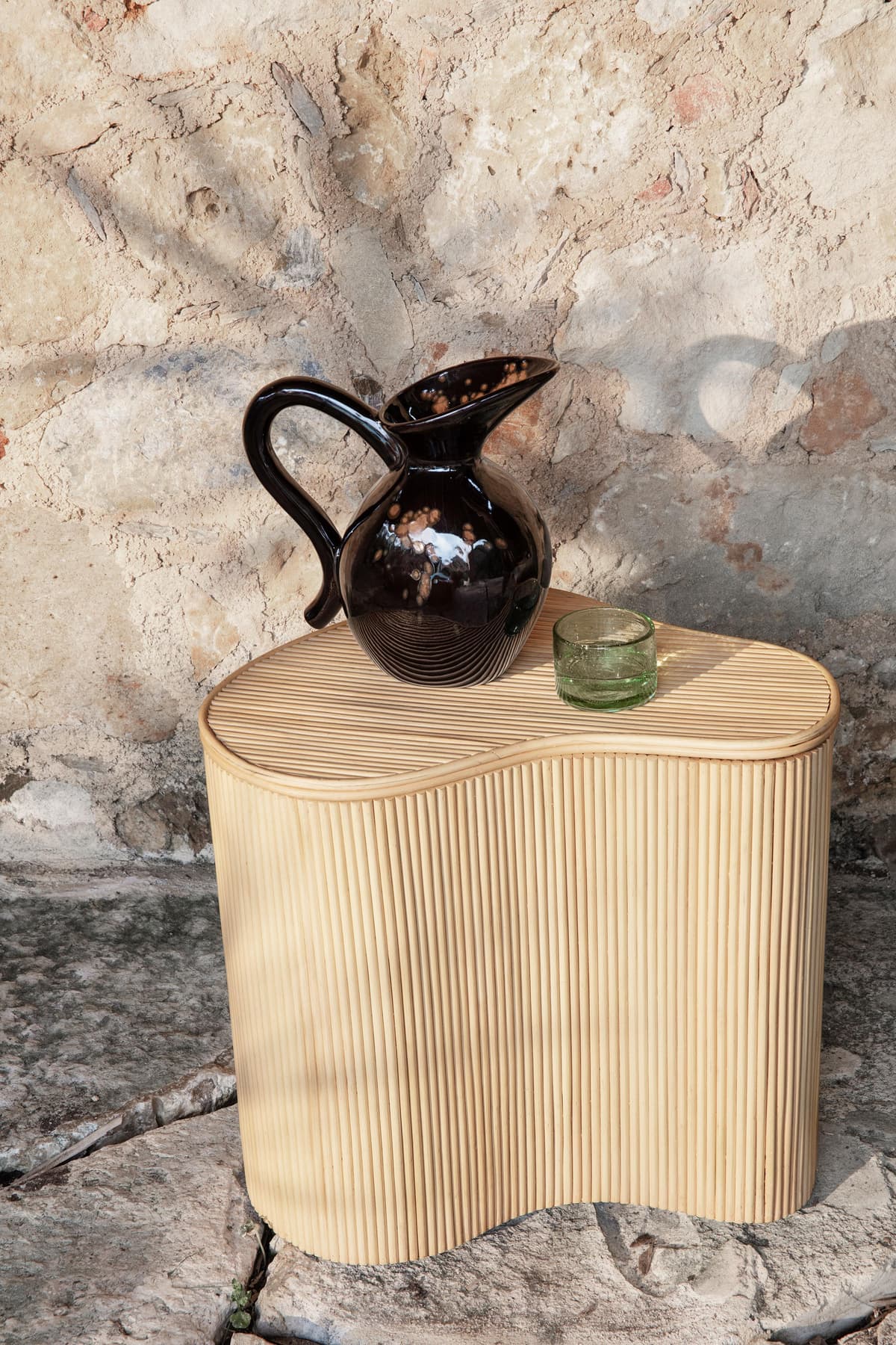 Ferm Living Oli Waterglas Low Recycled Clear thumbnail 3