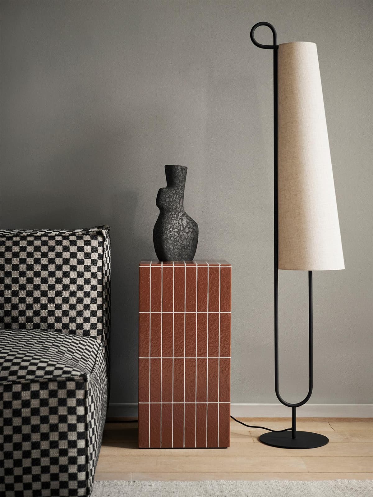 Ferm Living Pillar Pedestal Pilaar Bruin thumbnail 3