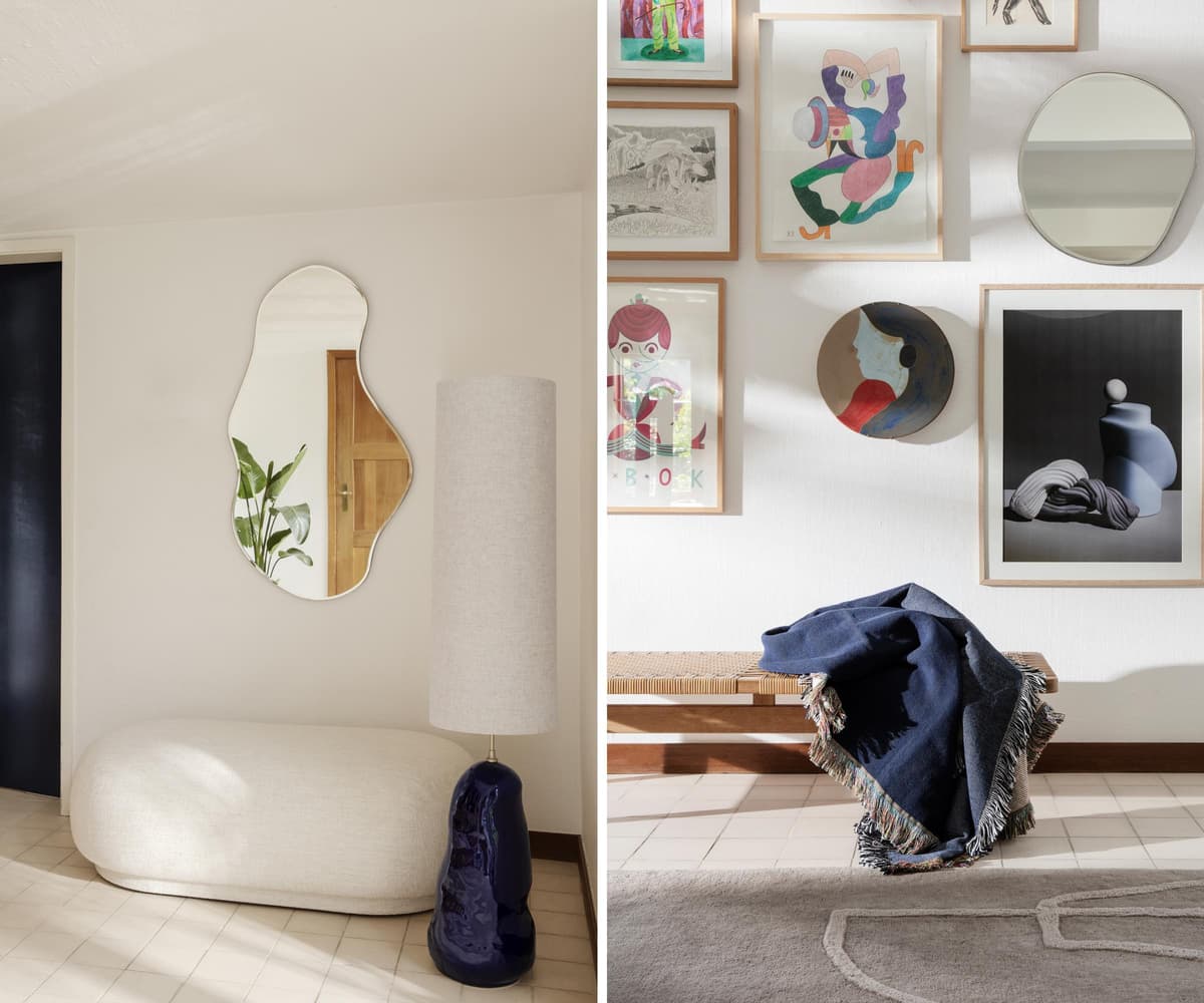 Ferm Living Pond Spiegel Organisch Large Brass thumbnail 2