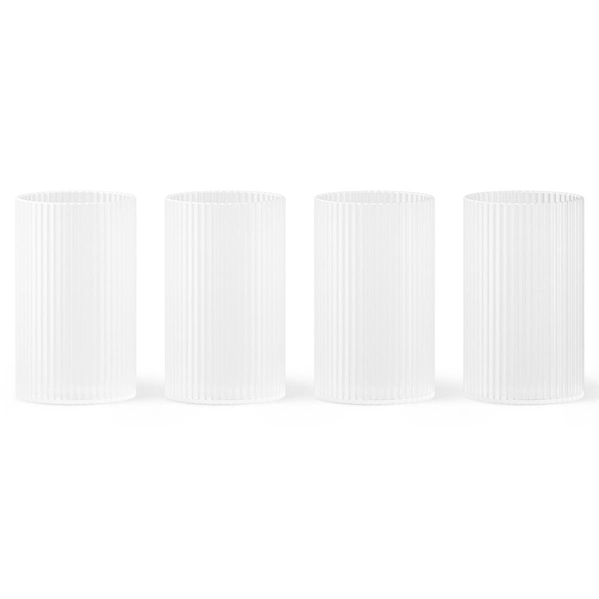 Ferm Living Ripple Verrines Glazenset Van 4 Frosted