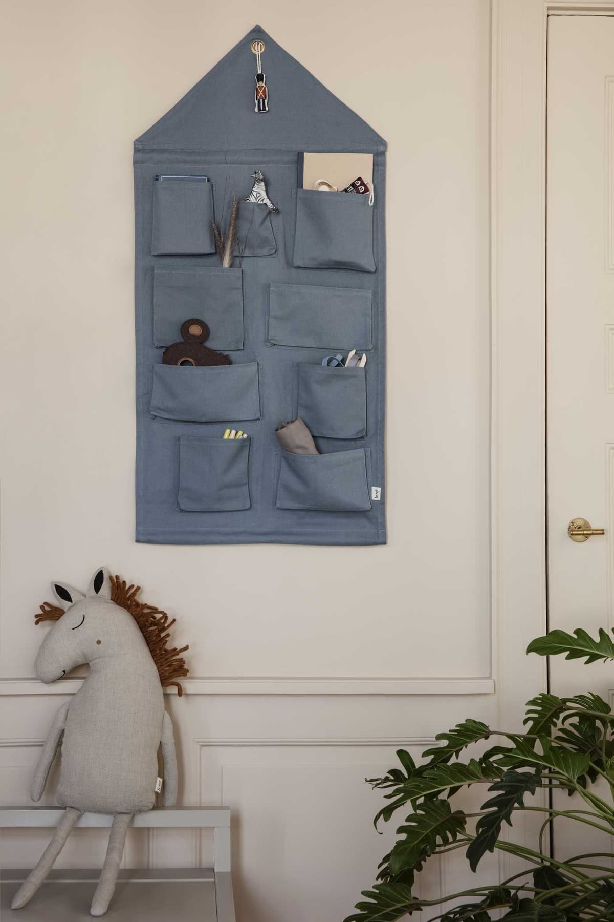 Ferm Living Safari Horse Knuffel Naturel thumbnail 4