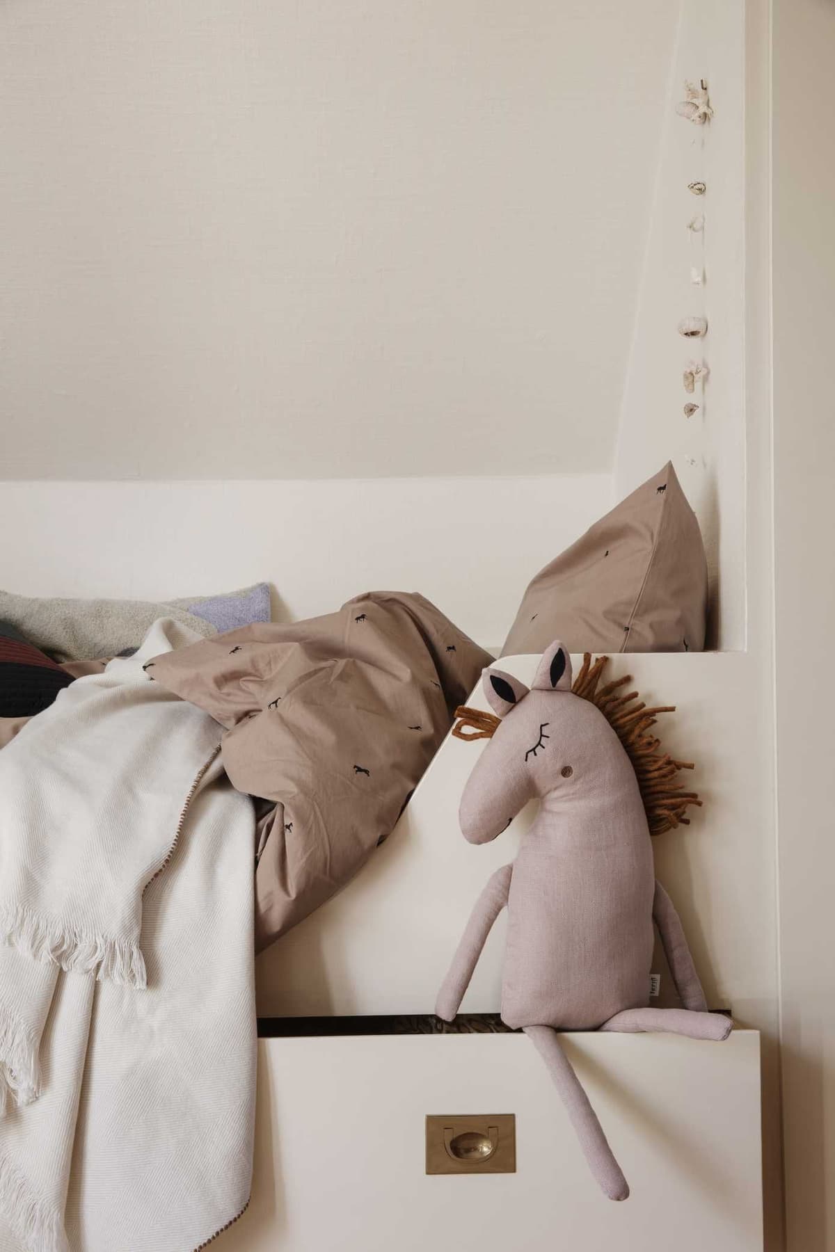 Ferm Living Safari Horse Knuffel Naturel thumbnail 3