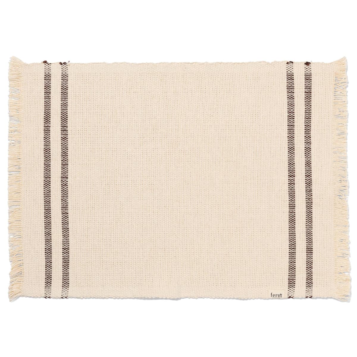 Ferm Living Savor Placemat Off-white/chocolate