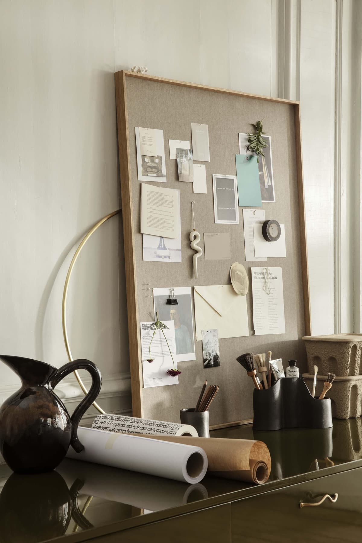 Ferm Living Scenery Prikbord 100x75 Natural Oak thumbnail 3