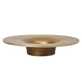 Ferm Living Soothe Block Kandelaar Brass Finish