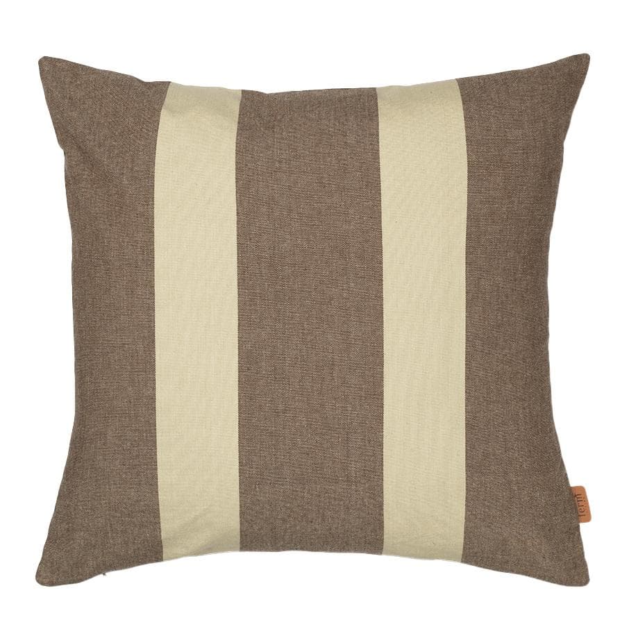 Ferm Living Strand Outdoor Kussen 50x50 Carob Brown/Parchment