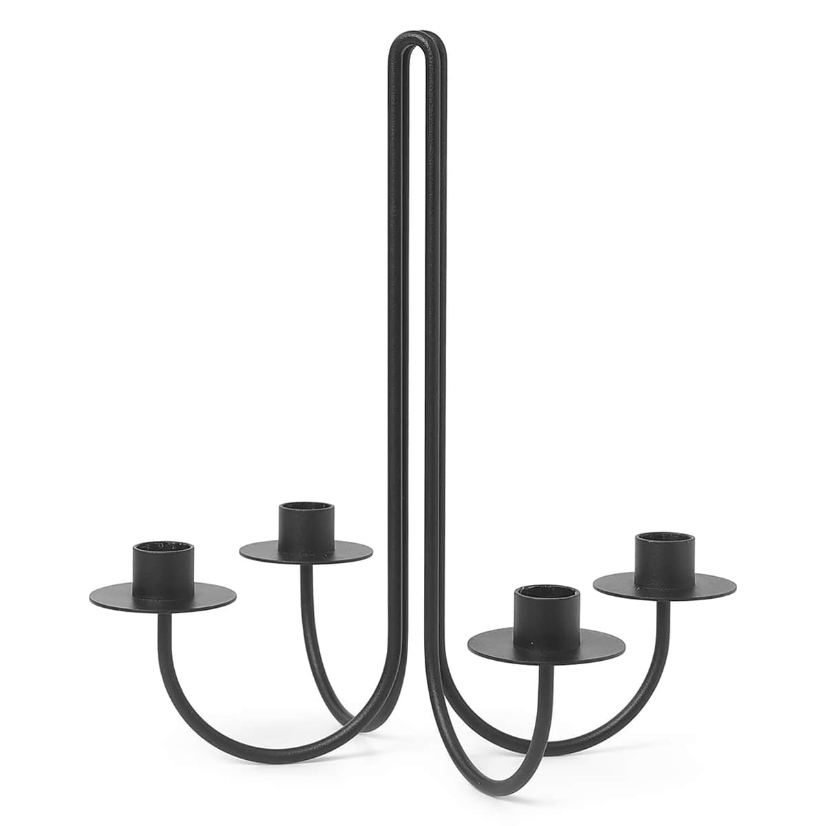 Ferm Living Sway Candelabra Kandelaar Black