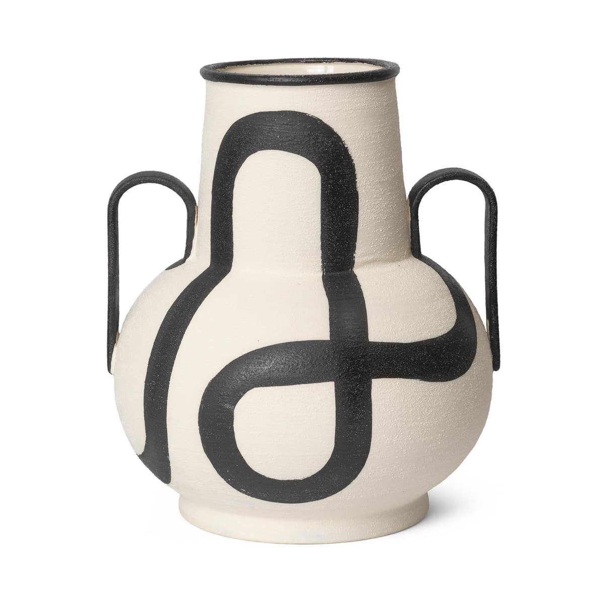 Ferm Living Trace Vaas Off White