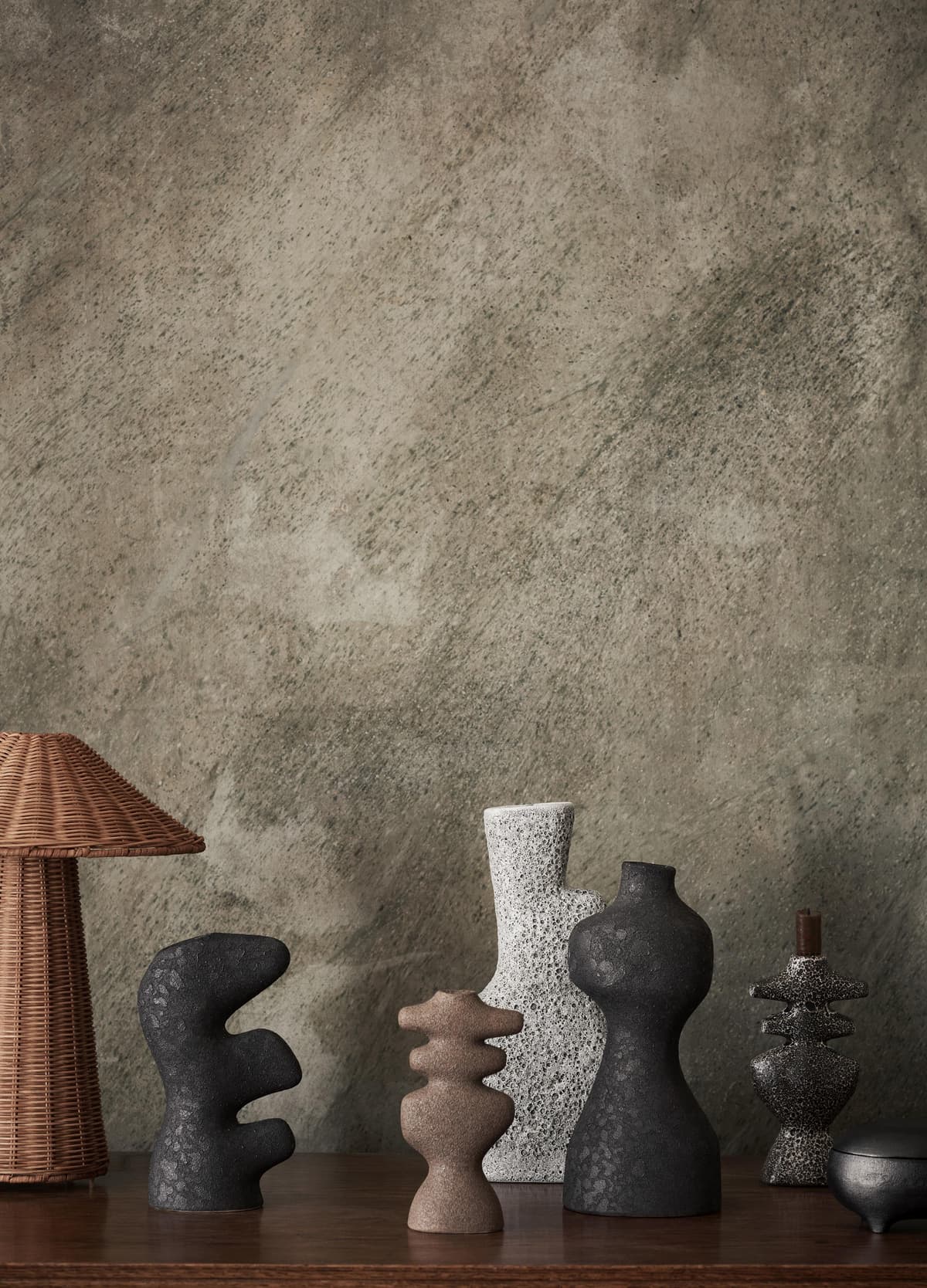 Ferm Living Yara Vaas L Grey Pumice thumbnail 3