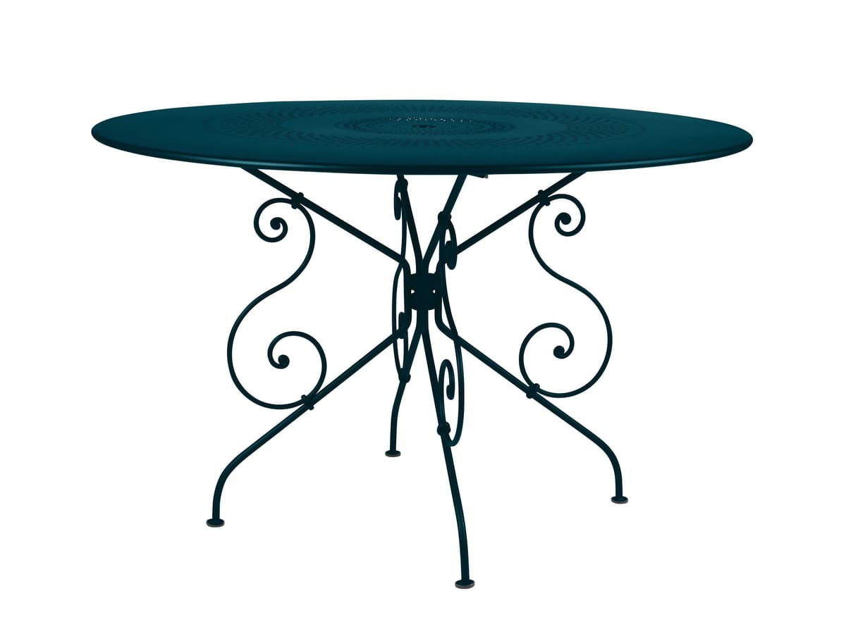 Fermob 1900 Tuintafel 117cm Acapulco Blue