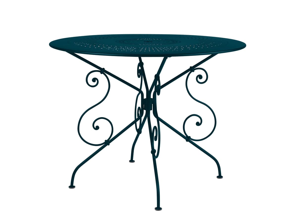 Fermob 1900 Tuintafel 96cm Acapulco Blue