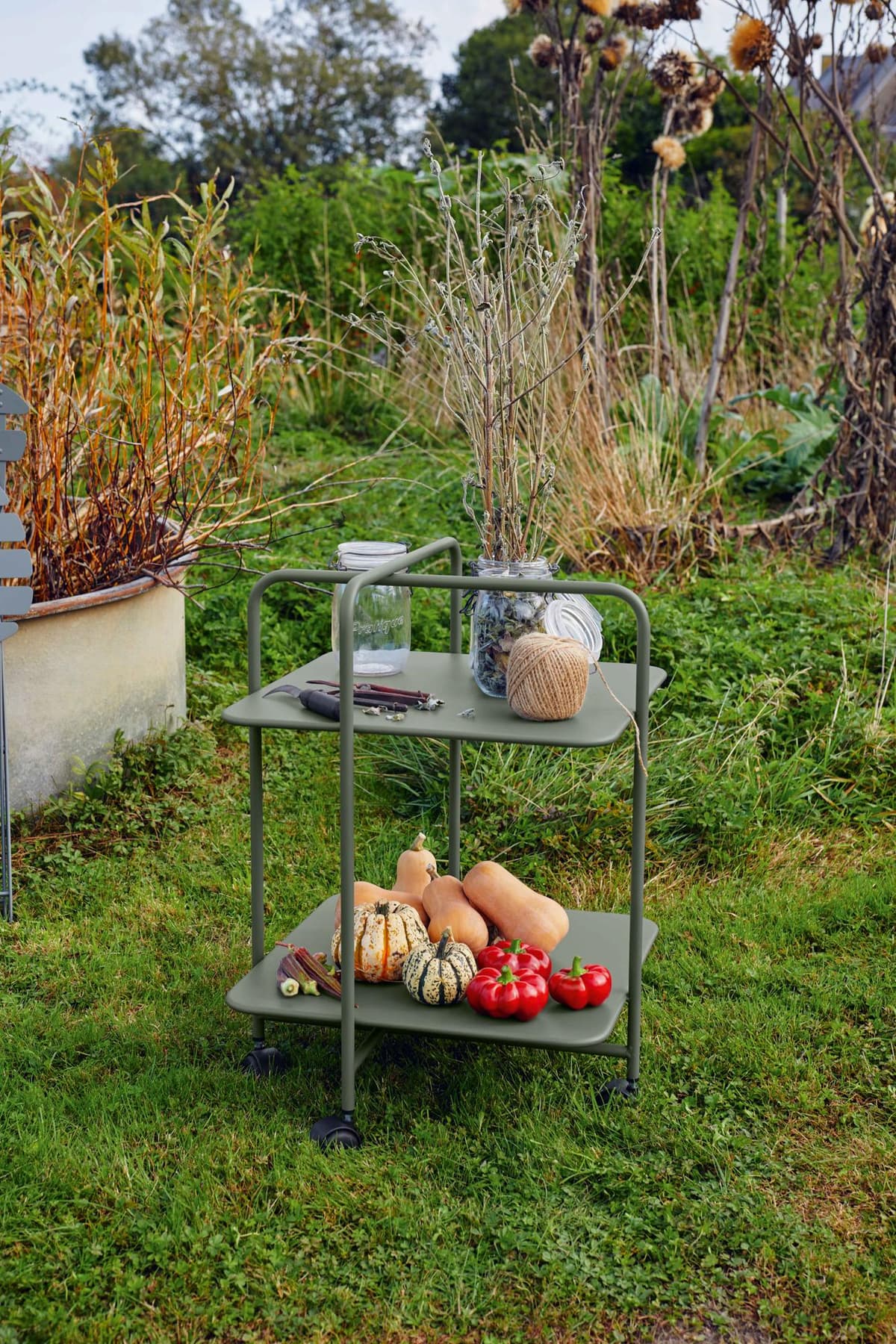 Fermob Alfred Trolley Ice Mint thumbnail 2