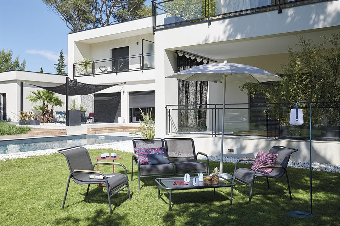 Fermob Shadoo Parasol 250 Frosted Lemon thumbnail 3