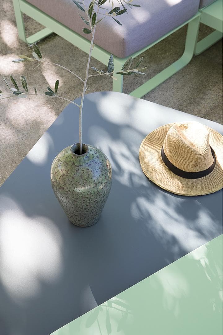 Fermob Bellevie Hocker Kussen Antraciet Lapilli Grey thumbnail 4