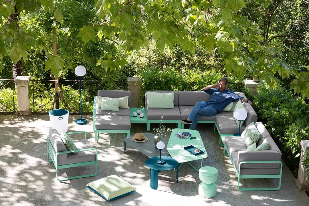 Fermob Bellevie Hocker Kussen Flannelgrijs Lapilli Grey thumbnail 4