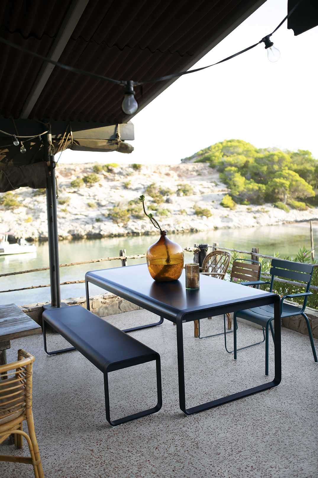 Fermob Bellevie Tuintafel 196x90 Lapilli Grey thumbnail 2