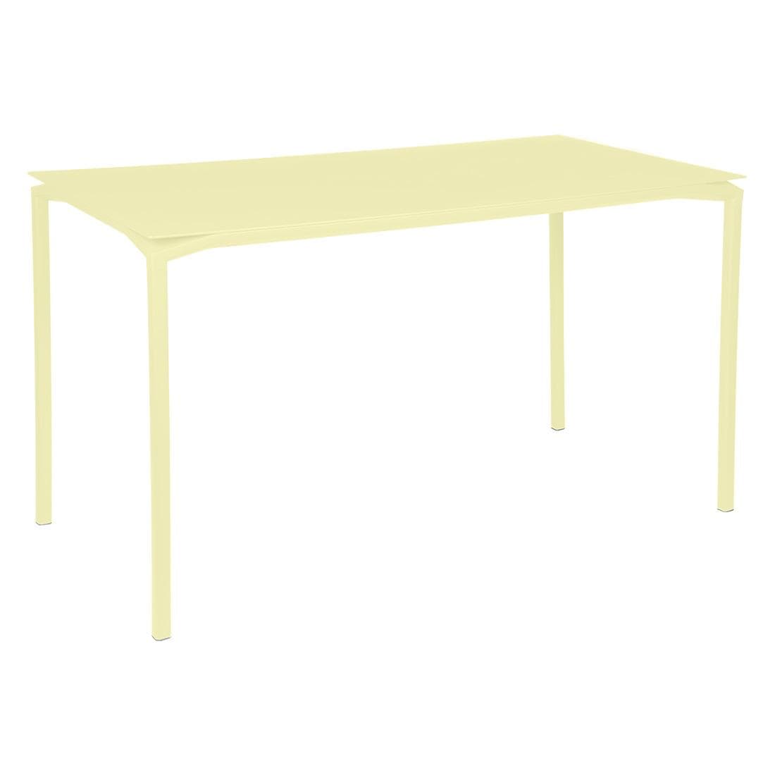 Fermob Calvi High Tuintafel 160x80x92 Frosted Lemon