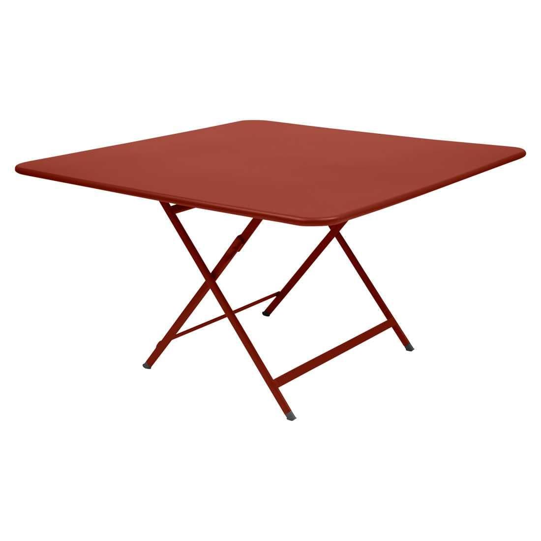 Fermob Caractère Tuintafel 128x128 Red Ochre