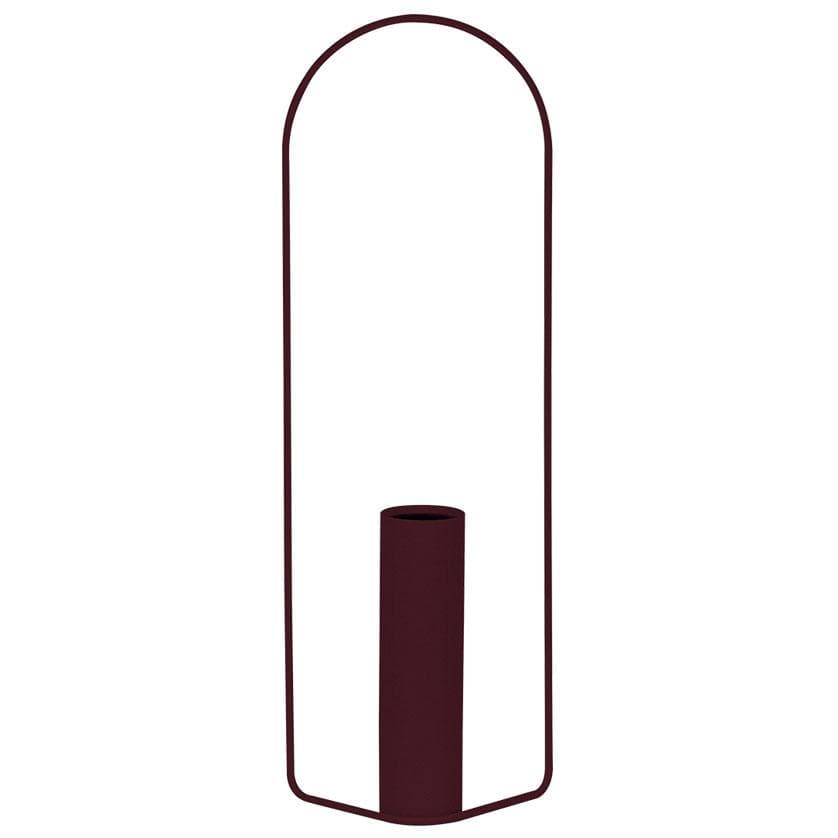 Fermob Itac Cylandrical Vaas 76cm Black Cherry