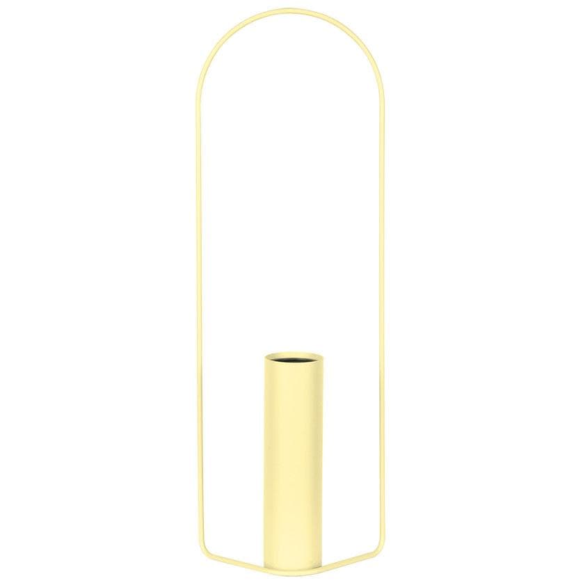 Fermob Itac Cylandrical Vaas 76cm Frosted Lemon
