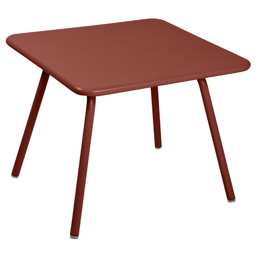 Fermob Luxembourg Kinder Tuintafel 57x57 Red Ochre