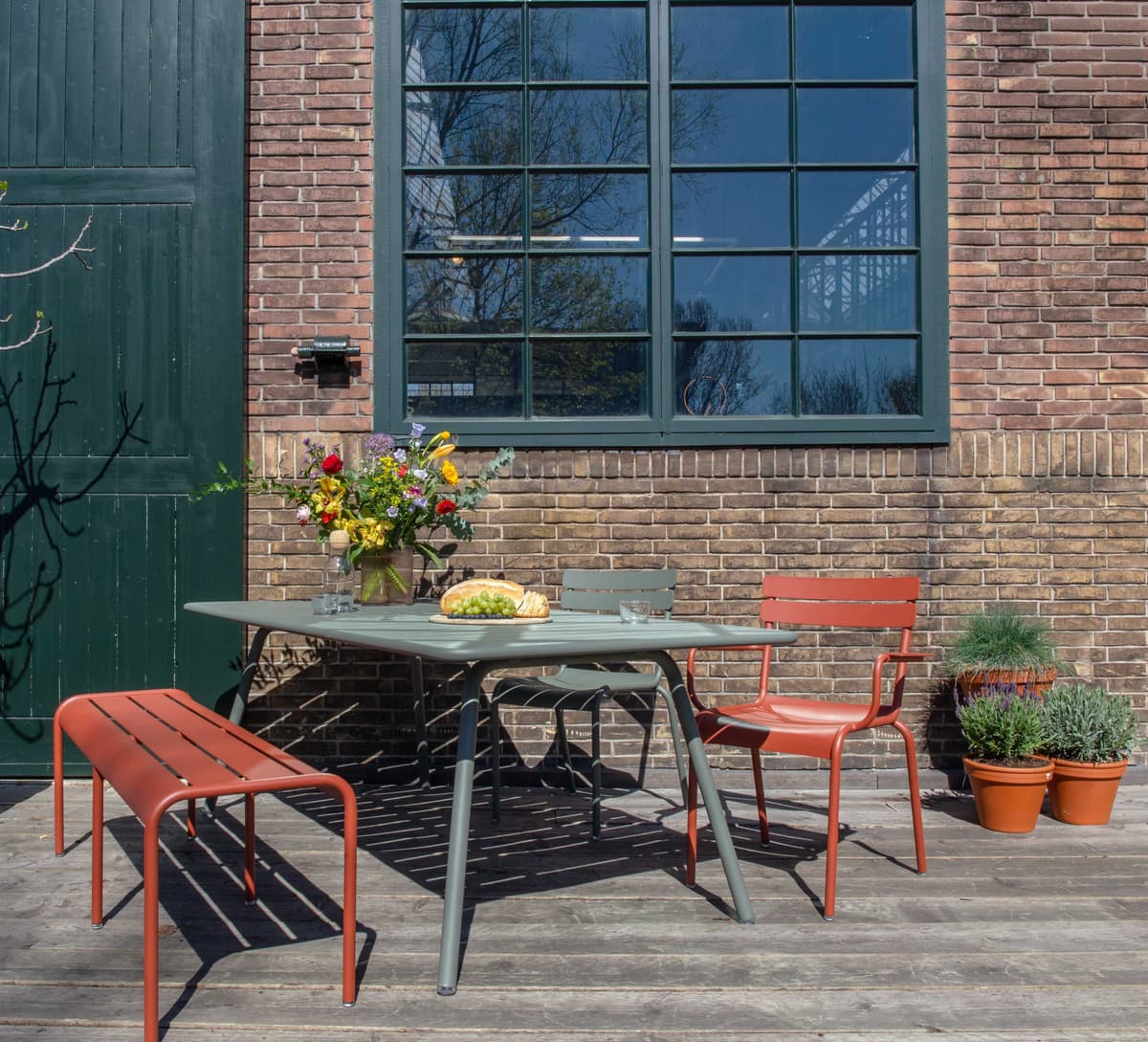 Fermob Luxembourg Tuintafel 165x100 Nutmeg thumbnail 3