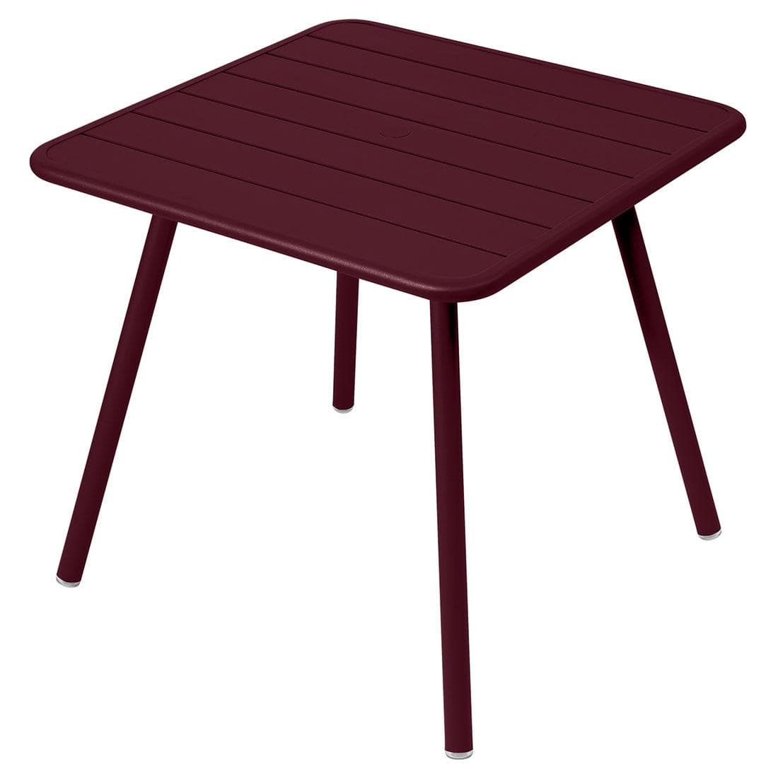 Fermob Luxembourg Tuintafel Vierpoot 80x80 Black Cherry