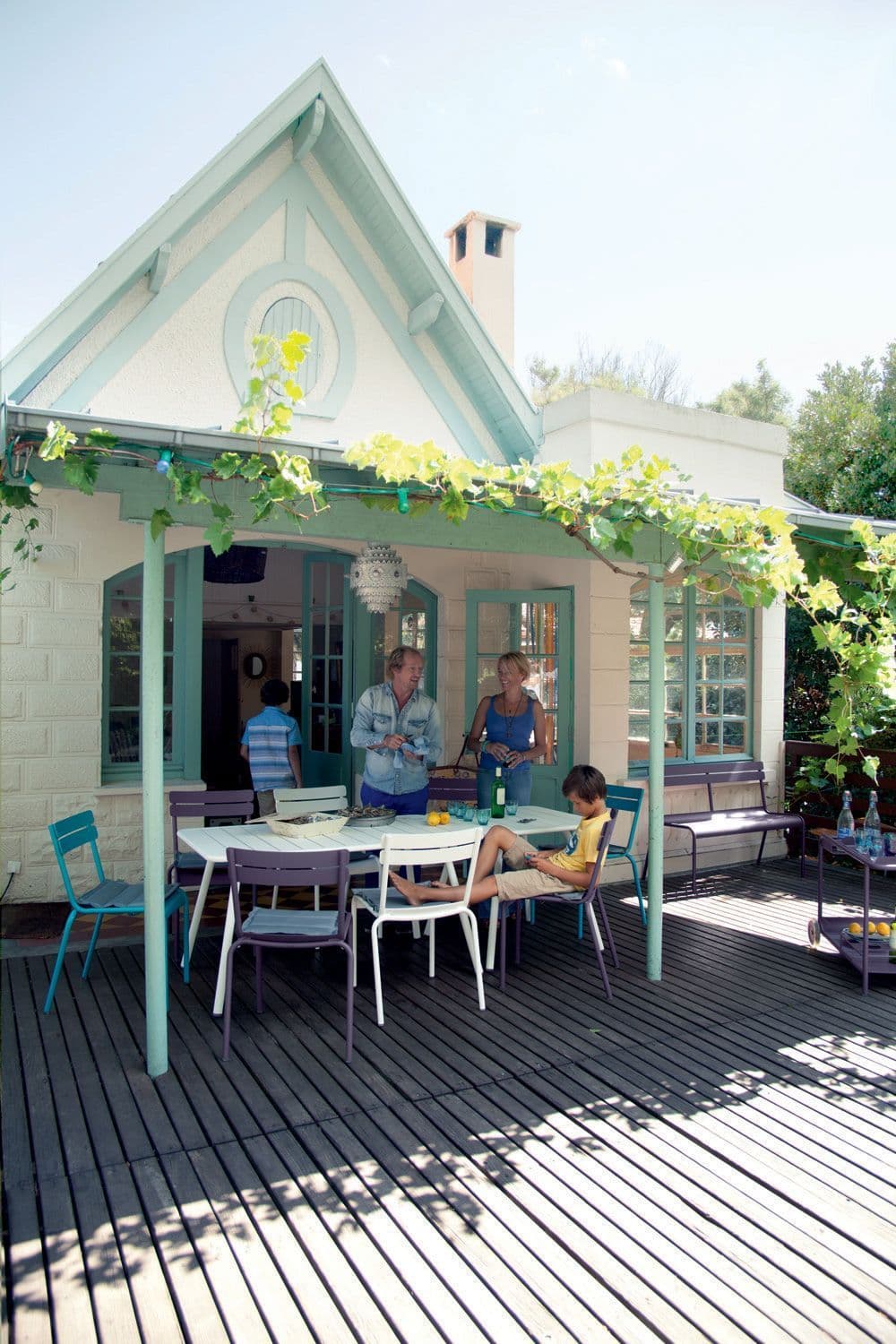 Fermob Luxembourg Zitkussen 37x41 Almond Green thumbnail 2