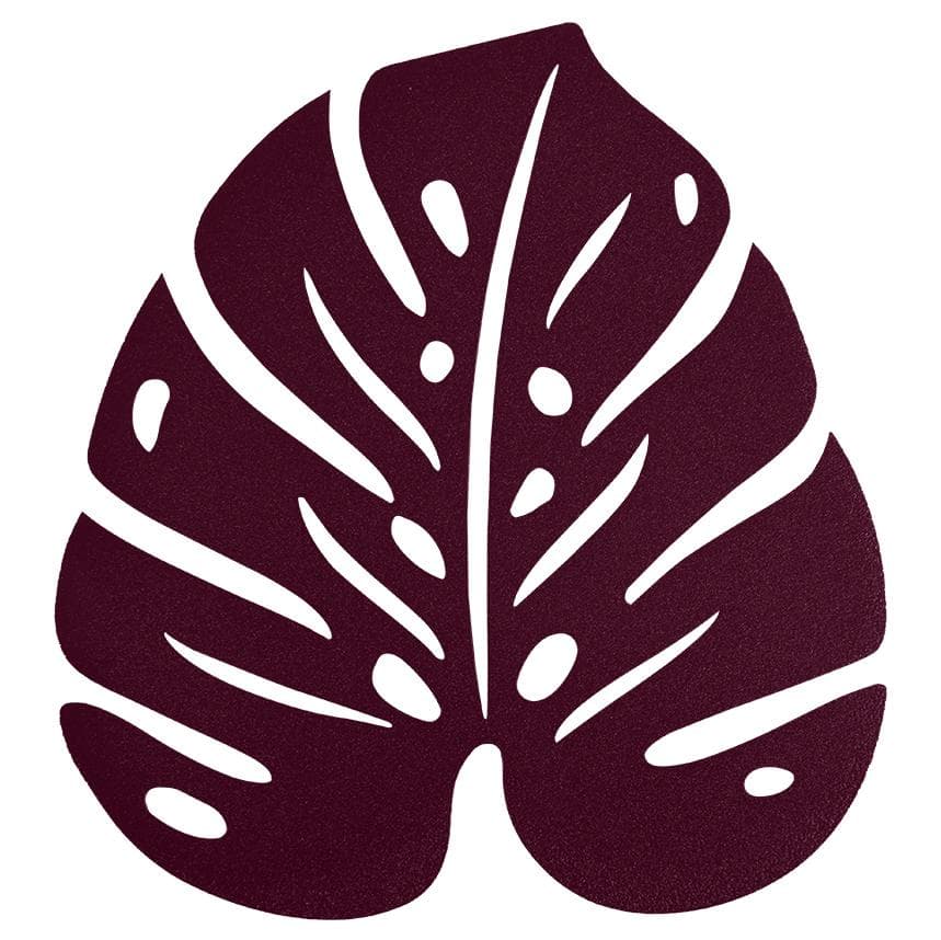 Fermob Monstera Onderzetter 24x22 Black Cherry