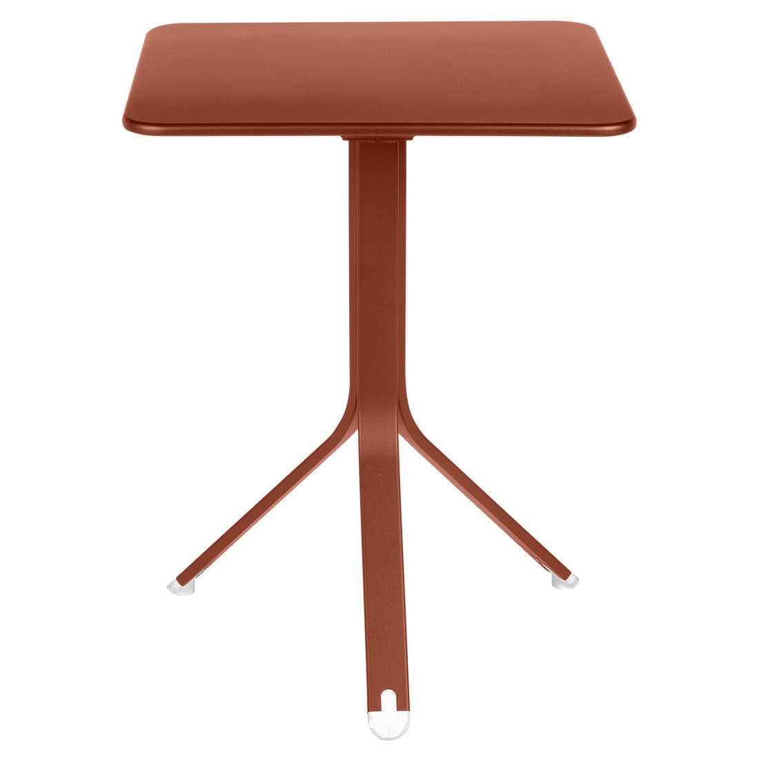Fermob Rest'o Tuintafel Vierkant 57x57 Red Ochre